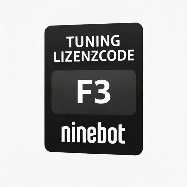 Ninebot F3 / F3E / F3D / F3 Pro Tuning Lizenzcode – Bis zu 32 km/h | Sofort per E-Mail